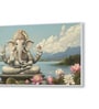 Canvas Framed Divine Ganesha Prosperity and Wisdom Wall Painting