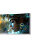 White Canvas Framed Divine Krishna: Essence of Love Wall Painting(12X24 Inch)
