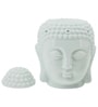 White Ceramic & Wax Gautam Buddha Diffuser Fragrance Oil Warmer Lamp