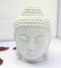 White Ceramic & Wax Gautam Buddha Diffuser Fragrance Oil Warmer Lamp