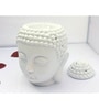 White Ceramic & Wax Gautam Buddha Diffuser Fragrance Oil Warmer Lamp