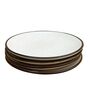 White Ceramic (Set Of 4) Quarter Plates