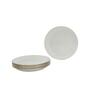 White Ceramic (Set Of 6) Dinner Plates