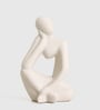 Multicolor Human Figurine Ceramic Vases (4 Pc)