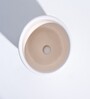 White Ceramic Apple Shape Desk Pot Planter