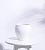 White Ceramic Apple Shape Desk Pot Desk Pot