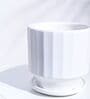 White Ceramic Desk Pot