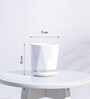 White Ceramic Desk Pot