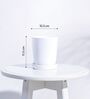 White Ceramic Desk Pot
