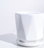 White Ceramic Desk Pot