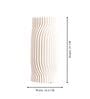 White Ceramic Eloquent Spiral 3D Vase