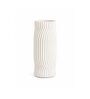 White Ceramic Eloquent Spiral 3D Vase