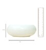 White Ceramic Belly Desk Pot