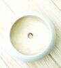 White Ceramic Belly Desk Pot