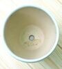 White Ceramic Fountain Desk Pot