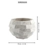White Ceramic Flower Regalia Vases