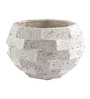 White Ceramic Flower Regalia Vases