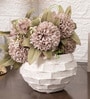 White Ceramic Flower Regalia Vases