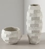 White Ceramic Flower Regalia Vases