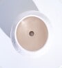 White Ceramic Football Shape Desk Pot Desk Pot