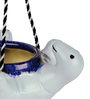 White Ceramic Hanging Tortoise Planter