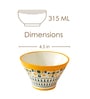 White Ceramic Japanese Bowl (Pack of 2)