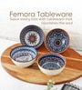 White Ceramic Japanese Bowl (Pack of 4)