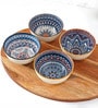 White Ceramic Japanese Bowl (Pack of 4)