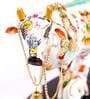 White Ceramic Kamdhenu Cow Showpiece 6'' Height