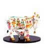 White Ceramic Kamdhenu Cow Showpiece 6'' Height