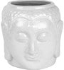 White Ceramic Medium Buddha Shape Planter