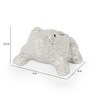 White Ceramic Mini Frog Pot