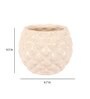 White Ceramic Pineapple Bowl Shape Flower Pot