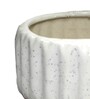 White Ceramic Levare Desk Pot
