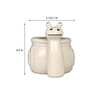 White Ceramic Snail Shape Flower Pot