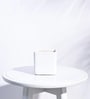 White Ceramic Square Shape Desk Pot Planter