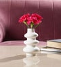 Orbit White Ceramic Table Vase
