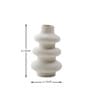 Orbit White Ceramic Table Vase