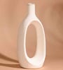 White Ceramic Jackie Table Vases