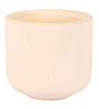 White Ceramic U Shape Flower Pot