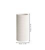 White Ceramic Zig Zag Blossom 3D Vase