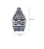 White Colour Sheesham Wood Key Holder in Distress Finish