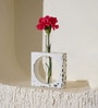 Switzer White Concrete Table Vase