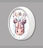 White Plastic Cool Kids Wall Clock