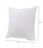 White Cotton Microfiber Filled 20X20 Inches Cushion Insert