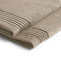 Brown Solid 500 GSM Cotton Hand Towels (Set of 2)