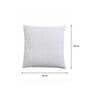 White Geometric Cotton 16 x 16 Inches Cushion Covers (Set of 2)