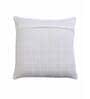 White Geometric Cotton 16 x 16 Inches Cushion Covers (Set of 2)