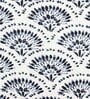 White Cotton Abstract 16x16 inches Cushion Covers (Pack of 2)