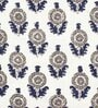 White Cotton Abstract 16x16 inches Cushion Covers (Pack of 2)